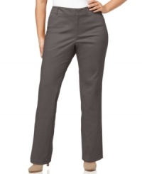 Featuring a built-in control panel, Dockers' straight leg plus size pants are basic essentials for your wardrobe-- wear them from day to polished play! Featuring a built-in control panel, Dockers' straight leg plus size pants are basic essentials for your wardrobe-- wear them from day to polished play!