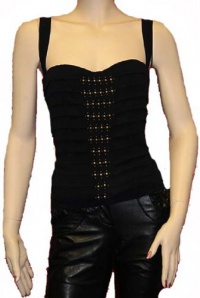 Roberto Cavalli Womens Top Blouse Shirt Black Silk, 40, Black Roberto Cavalli Womens Top Blouse Shirt Black Silk, 40, Black
