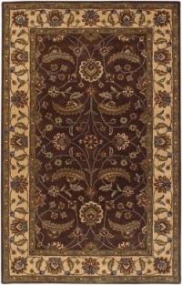 Surya Caesar Forest Chocolate Leaves Scrolls Traditional 8' x 10' Oval Rug (CAE-1003) Surya Caesar Forest Chocolate Leaves Scrolls Traditional 8' x 10' Oval Rug (CAE-1003)