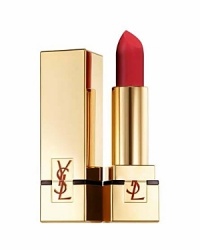Heroic, forbidden, passionate, seductive, scandalous. An iconic Couture color, red projects all its theatrical panache in a matte, stretch-leather look that rocks! The stretch texture espouses and adjusts to the lips, leaving them supple, smooth and radiant. Formulated with Colorevel technology, Rouge Pur Couture The Mats ensure a matte, sensually sleek finish and color fidelity for a full 6 hours. Available in 6 iconic, rock & chic shades for all skin tones. Heroic, forbidden, passionate, seductive, scandalous. An iconic Couture color, red projects all its theatrical panache in a matte, stretch-leather look that rocks! The stretch texture espouses and adjusts to the lips, leaving them supple, smooth and radiant. Formulated with Colorevel technology, Rouge Pur Couture The Mats ensure a matte, sensually sleek finish and color fidelity for a full 6 hours. Available in 6 iconic, rock & chic shades for all skin tones.
