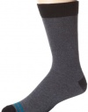 Pact Men's Recycled Charcoal Crew Sock