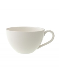 Make a chic style statement with the Dune Lines breakfast cup. The distinctive, free form shape, soft lines and ribbed surface combine for truly modern elegance. An imperfect glaze conveys natural grace. Make a chic style statement with the Dune Lines breakfast cup. The distinctive, free form shape, soft lines and ribbed surface combine for truly modern elegance. An imperfect glaze conveys natural grace.
