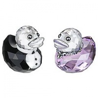 Swarovski Happy Ducks - Sir and Lady Duck Figurine Swarovski Happy Ducks - Sir and Lady Duck Figurine