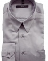 Geoffrey Beene Sateen Tall Dress Shirt - Gun Metal