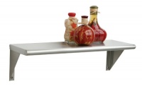 Seville Classics 24-Inch by 8-1/4-Inch Stainless Steel Wall Shelf Seville Classics 24-Inch by 8-1/4-Inch Stainless Steel Wall Shelf