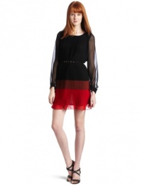 French Connection Women's Fast Shelby Stripe Dress, Black, 12 French Connection Women's Fast Shelby Stripe Dress, Black, 12