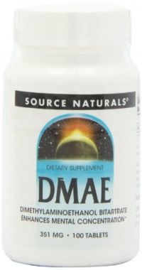 Source Naturals DMAE, 351mg, 100 Tablets Source Naturals DMAE, 351mg, 100 Tablets