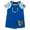 First Impressions Surfing Shortall with Shirt Eletric Blue 6-9 Months