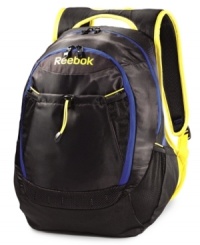 Gets easily carried away-stocked with a padded laptop compartment and a deluxe interior organization panel, this backpack is the smart choice for going that extra mile every day. Crafted for comfort with harness-style mesh shoulder straps that provide a customized fit and a thermo-formed zig-zag back panel. Gets easily carried away-stocked with a padded laptop compartment and a deluxe interior organization panel, this backpack is the smart choice for going that extra mile every day. Crafted for comfort with harness-style mesh shoulder straps that provide a customized fit and a thermo-formed zig-zag back panel.