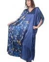 Pretty Caftan with Midnight Floral Vines, Up2date Fashion Style#Caf-60