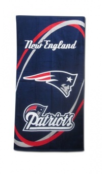 New England Patriots Fiber Reactive Pool/Beach/Bath Towel (Team Color) New England Patriots Fiber Reactive Pool/Beach/Bath Towel (Team Color)