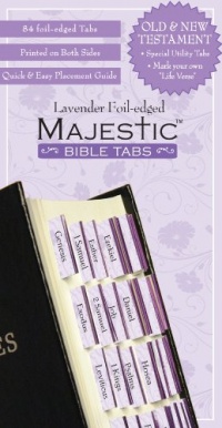 Majestic Bible Tabs, Lavender Majestic Bible Tabs, Lavender