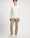 A wardrobe staple for every man of style in superbly soft cotton.CrewneckCottonMachine washImported