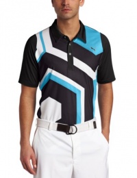 Puma Men's Golf Duo Swing Geoprint Polo Puma Men's Golf Duo Swing Geoprint Polo