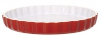 Emile Henry Quiche Dish, 11.7-Inch, 1.7-Quart, Cerise Red Emile Henry Quiche Dish, 11.7-Inch, 1.7-Quart, Cerise Red