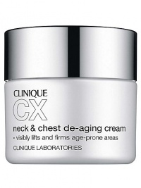 Densely hydrating cream delivers a potent de-aging stimulus. Visibly firms and tightens. Horizontal lines on the neck and vertical lines on the chest appear to fill in Skin looks smoother and brighter Can be used by all skin types For best results, apply day and night, smoothing over neck and chest in an upward motion. Make daily sunscreen a habit to help stall visible aging and UV-induced damage to age-prone skin. 1.7 oz. Densely hydrating cream delivers a potent de-aging stimulus. Visibly firms and tightens. Horizontal lines on the neck and vertical lines on the chest appear to fill in Skin looks smoother and brighter Can be used by all skin types For best results, apply day and night, smoothing over neck and chest in an upward motion. Make daily sunscreen a habit to help stall visible aging and UV-induced damage to age-prone skin. 1.7 oz.