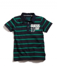 GUESS Kids Boys Short-Sleeve Polo with Front and Back Ar, STRIPE (7) GUESS Kids Boys Short-Sleeve Polo with Front and Back Ar, STRIPE (7)