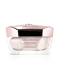 Enhanced with Guerlain's Exclusive Royal Jelly, this deeply nourishing and firming day cream has an intense lifting action, leaving contours of the face redefined. Imperfections are reduced leaving skin luminous. Enhanced with Guerlain's Exclusive Royal Jelly, this deeply nourishing and firming day cream has an intense lifting action, leaving contours of the face redefined. Imperfections are reduced leaving skin luminous.