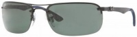 Ray Ban Tech RB8310 Sunglasses - 002/71 Shiny Black (Green Lens) - 63mm Ray Ban Tech RB8310 Sunglasses - 002/71 Shiny Black (Green Lens) - 63mm