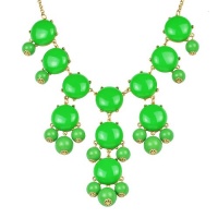 Green Bubble Necklace,Fruit Green Color Necklace,Statement Necklace (Fn0508-Fruit Green) Green Bubble Necklace,Fruit Green Color Necklace,Statement Necklace (Fn0508-Fruit Green)