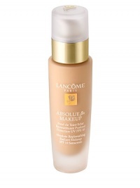 Absolutely Radiant, Even-Toned Complexion: Formula with exclusive Color Clarity Cushion System comfortably glides on to even out complexion, without settling into lines. Moderate to full coverage conceals imperfections and diminishes age spots. Absolutely Replenished Skin: Innovative Pro-xylane enriched formula restores essential moisture and skin density. Breakthrough Bio-Network helps complexion regain suppleness and look visibly rejuvenated. Absolutely Radiant, Even-Toned Complexion: Formula with exclusive Color Clarity Cushion System comfortably glides on to even out complexion, without settling into lines. Moderate to full coverage conceals imperfections and diminishes age spots. Absolutely Replenished Skin: Innovative Pro-xylane enriched formula restores essential moisture and skin density. Breakthrough Bio-Network helps complexion regain suppleness and look visibly rejuvenated.