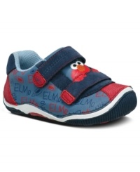 Everyone's favorite furry monster makes an appearance on these cute kicks from Stride Rite. Everyone's favorite furry monster makes an appearance on these cute kicks from Stride Rite.