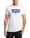 Levi's Men's Waterless Denim Short Sleeve Tee, White, Large