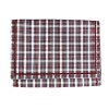 Classic red tartan plaid gives these Juliska table linens inviting appeal that's perfect for the holidays and beyond.