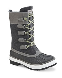 Take a seriously stylish approach to cold weather in these waterproof leather UGG® Australia boots, fully lined with toasty wool felt. Take a seriously stylish approach to cold weather in these waterproof leather UGG® Australia boots, fully lined with toasty wool felt.