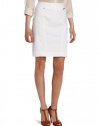 AK Anne Klein Women's Denim Slim Skirt