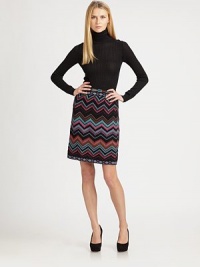 Guaranteed to be a new favorite, this wave-knit skirt offers a relaxed-yet-feminine fit.Elasticized waistbandPull-on styleContrast trimFully linedAbout 22 long40% acrylic/36% wool/18% viscose/4% polyester/1% alpaca/1% nylonDry cleanMade in Italy of imported fabricModel shown is 5'11 (180cm) wearing US size 4. Guaranteed to be a new favorite, this wave-knit skirt offers a relaxed-yet-feminine fit.Elasticized waistbandPull-on styleContrast trimFully linedAbout 22 long40% acrylic/36% wool/18% viscose/4% polyester/1% alpaca/1% nylonDry cleanMade in Italy of imported fabricModel shown is 5'11 (180cm) wearing US size 4.