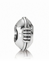 Score a touchdown for your PANDORA collection with this sterling silver football charm. Score a touchdown for your PANDORA collection with this sterling silver football charm.