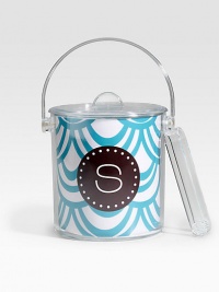 A double-walled Lucite container makes an ideal poolside or dinner table attraction. Simply remove the personalized insert for easy cleaning. Includes lid and tongs 10H X 6 diam. Hand wash ImportedFOR PERSONALIZATION Select a quantity, then scroll down and click on PERSONALIZE & ADD TO BAG to choose and preview your monogramming options. Please allow 2 weeks for delivery. A double-walled Lucite container makes an ideal poolside or dinner table attraction. Simply remove the personalized insert for easy cleaning. Includes lid and tongs 10H X 6 diam. Hand wash ImportedFOR PERSONALIZATION Select a quantity, then scroll down and click on PERSONALIZE & ADD TO BAG to choose and preview your monogramming options. Please allow 2 weeks for delivery.