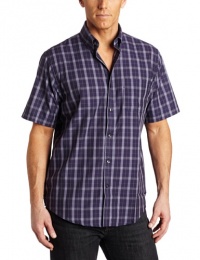 Van Heusen Men's Cvc Wrinkle Free Large Plaid Shirt Van Heusen Men's Cvc Wrinkle Free Large Plaid Shirt