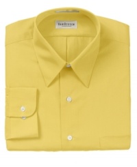 Fashioned in a convenient wrinkle free fabric, this sharp Van Heusen dress shirt will be a welcomed addition to your workweek attire. Fashioned in a convenient wrinkle free fabric, this sharp Van Heusen dress shirt will be a welcomed addition to your workweek attire.