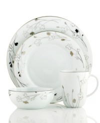 Wildflowers take off on glazed white porcelain, glowing as they tumble aimlessly around this elliptical Charter Club bowl. A banded edge adds a classic touch to a pattern with modern spirit. Not shown. Wildflowers take off on glazed white porcelain, glowing as they tumble aimlessly around this elliptical Charter Club bowl. A banded edge adds a classic touch to a pattern with modern spirit. Not shown.