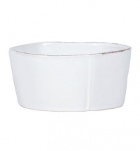 Vietri Lastra White Medium Serving Bowl 8.5 in Vietri Lastra White Medium Serving Bowl 8.5 in