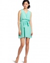Ali Ro Women's Crossover Dress With Scalloped Detail