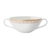 The Samarkand bone china collection by Villeroy & Boch combines stylish, exotic elements with timeless elegance. Precious golden bands and chains decorate this pure white bone china pattern. Warm ivory tones add a harmonious touch. Mix and match with coordinating Mosaic-designed pieces for a look that is truly your own.