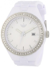 Adidas Women's ADH2033 White Cambridge Analog Stones Watch Adidas Women's ADH2033 White Cambridge Analog Stones Watch