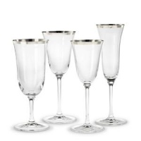 Vera Wang Classic Banded Iced Beverage Gold Vera Wang Classic Banded Iced Beverage Gold