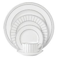 Sparkling platinum and mica accent this decidedly contemporary Vera Wang place setting in subtly varying patterns, lending a look that's fresh and dimensional. Sparkling platinum and mica accent this decidedly contemporary Vera Wang place setting in subtly varying patterns, lending a look that's fresh and dimensional.