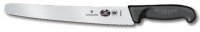 Victorinox 47547 10-1/4-Inch Wavy Bread Knife, Black Fibrox Handle