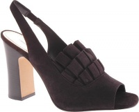 Vince Camuto Women's Jenny Peep Toe Slingback,Black,6.5 M US Vince Camuto Women's Jenny Peep Toe Slingback,Black,6.5 M US