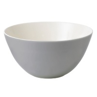 Soft gray contrasts warmly with a rich cream hue, giving this versatile serving bowl from Vera Wang an earthy, understated elegance. Soft gray contrasts warmly with a rich cream hue, giving this versatile serving bowl from Vera Wang an earthy, understated elegance.