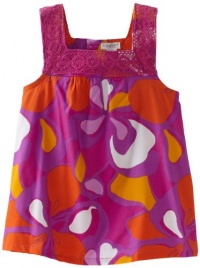 KC Parker Girls 7-16 Big Printed Stretch Poplin Tank Top, Pink Floral, 14 KC Parker Girls 7-16 Big Printed Stretch Poplin Tank Top, Pink Floral, 14