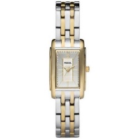 Fossil Women's ES2848 Silver Stainless-Steel Analog Quartz Watch with Silver Dial Fossil Women's ES2848 Silver Stainless-Steel Analog Quartz Watch with Silver Dial