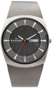 Skagen Titanium Mesh Charcoal Mens Watch 696XLTTM Skagen Titanium Mesh Charcoal Mens Watch 696XLTTM
