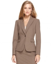 Tahari by ASL's jacket is full of tailored appeal with its single-button style and effortless matchability! Pair with other pieces from the full collection of suiting separates. Tahari by ASL's jacket is full of tailored appeal with its single-button style and effortless matchability! Pair with other pieces from the full collection of suiting separates.