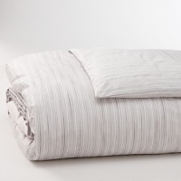 Pretty dressmaker stripes with ribbon detail make for a luxe finish to any bedroom. Pretty dressmaker stripes with ribbon detail make for a luxe finish to any bedroom.